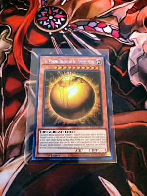 YUGIOH TCG THE WINGED DRAGON OF RA SPHERE MODE RA01-EN007 PLATINUM SECRET 1ST ED-image
