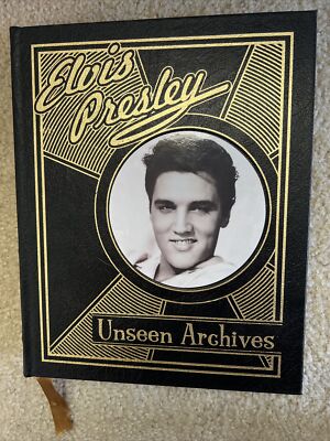 Easton Press ELVIS PRESLEY UNSEEN ARCHIVES Collectors Limited Edition Leather HC-image