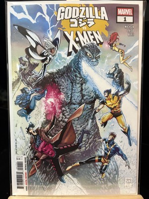 GODZILLA VS X-MEN #1 FIRST PRINT MARVEL COMICS (2025) WOLVERINE CYCLOPS GAMBIT-image
