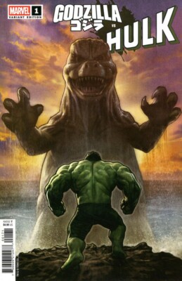 Godzilla vs. Hulk #1 Marvel Comics Stonehouse Variant Cover G Near Mint-image