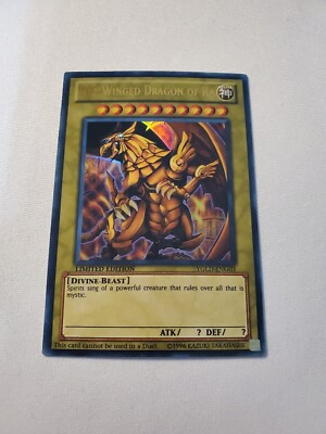 Yugioh - The Winged Dragon of Ra YGLD-ENG03 NM Limited Ultra Rare-image