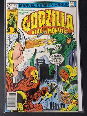 Godzilla King of the Monsters 23 Marvel 1979 Scarce Penultimate Issue-image