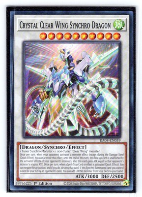 Quarter Century Stampede #RA04-EN059 Crystal Clear Wing Synchro Dragon-image