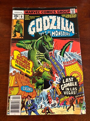 Godzilla King Of The Monsters # 9 VG Marvel Comic Book Dinosaur 10 J300-image