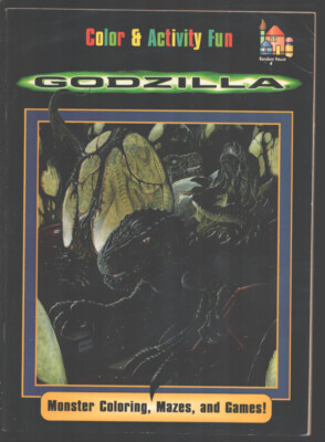 Godzilla Color & Activity Book #  1984 - Randon House  -VF - Comic Book-image