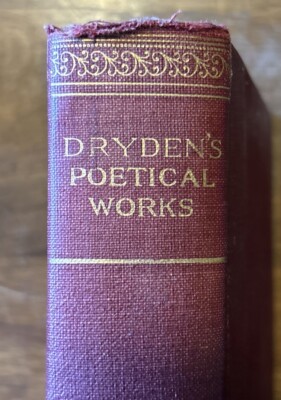 vintage book: The Poetical Works of John Dryden, With Memoir And Intro-image