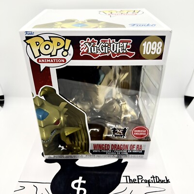 Funko Pop! Yu-Gi-Oh Winged Dragon of Ra #1098 6-in GameStop Exclusive IN HAND!-image