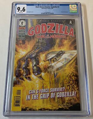 1998 DARK HORSE CLASSICS GODZILLA #2 ~ CGC 9.6 ~ Can G-Force Survive?-image