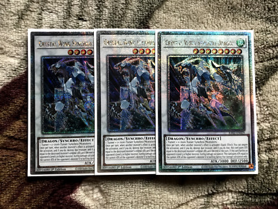 YU-GI-OH! X3 CRYSTAL WING SYNCHRO DRAGON - RA02-EN029 - QUARTER CENTURY (NM/M)-image