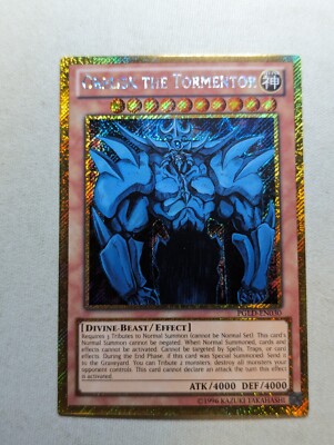Obelisk The Tormentor PGLD-EN030 Unlimited Gold Secret Rare Yu-Gi-Oh - VLP-image