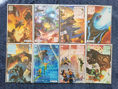 JUSTICE LEAGUE VS GODZILLA VS KONG #1-6 + Two #1 Variants - See List-image