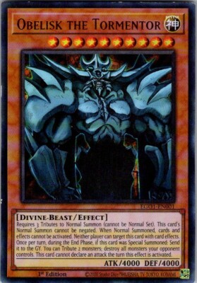 Obelisk the Tormentor EGO1-EN001 Egyptian God Deck: 1st Edition-image