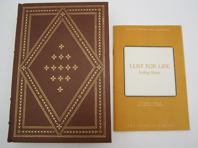Franklin Library World's Best Loved Books Leather Lust for Life Irving Stone-image
