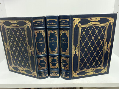 Franklin Library Life of Johnson 3 vol Western World-image
