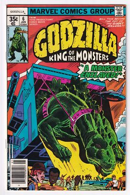 Godzilla: King Of The Monsters # 6 Marvel Comic Book Mr. Project Newsstand 1978-image