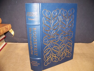 Easton Press ROOSEVELT Lion & the Fox BURNS 1985 LEATHER Library President -image