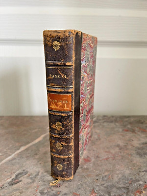 Antique Book - Thoughts Of Pascal Thought Nicole Ed Firmin-image