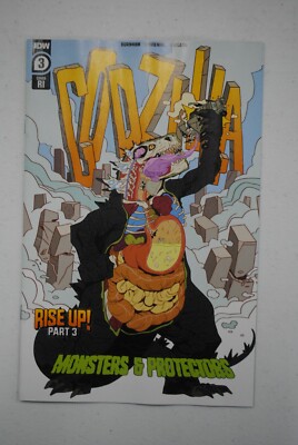 Godzilla Monsters & Protectors #3 1:10 Monlongo Variant-image