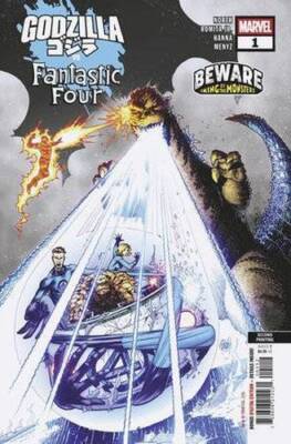GODZILLA VS FANTASTIC FOUR #1 2ND PTG ADAM KUBERT VAR MARVEL PRH-image