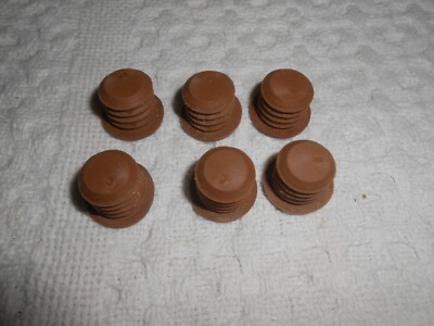  Vintage Original Set of 6 Holder Rubber Grill For Fisher Model STV-9225-image