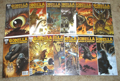 Godzilla Kingdom of Monsters 1 2 3 4 5 6 7 8 9 10 11 12 RI Eric Powell IDW-image
