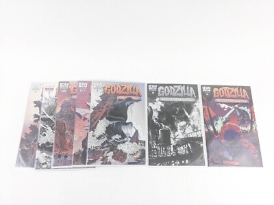 Godzilla The Half Century War  Comic Books 1-5  + Retailer Incentive 1 & 2-image
