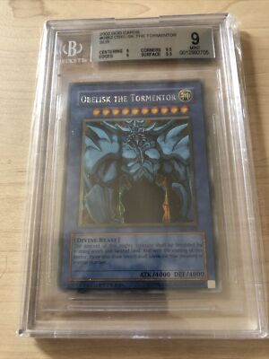 Obelisk the Tormentor gbi-002  Secret Rare BGS 9-image