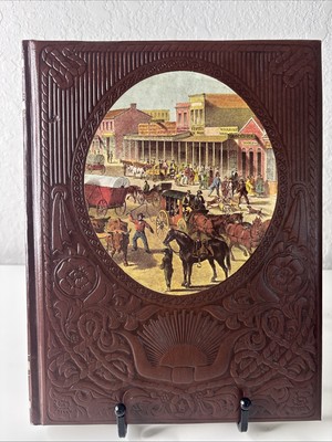 THE TOWNSMEN Time Life Books THE OLD WEST Vintage Leather Hardcover 1975-image