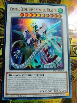 Crystal Wing Synchro Dragon 1st Edition Ur-image