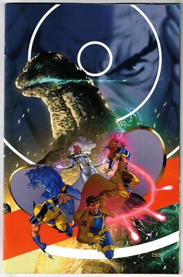 GODZILLA VS X-MEN #1- 1:100 TAURIN CLARKE VARIANT- MARVEL-image