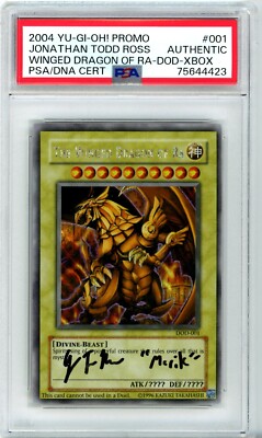 PSA Signed Jonathan Todd Ross The Winged Dragon of Ra DOD-001 Dawn of Destiny-image