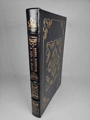 SIGNED Easton Press A LIFE IN MUSIC by Daniel Barenboim FIRST EDITION Pianist-image