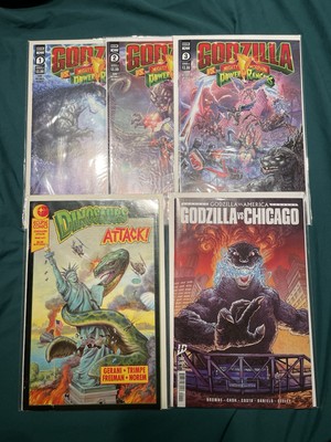 Godzilla Vs. Mighty Morphin Power Rangers (IDW 2022) (5) BKS NM UNREAD-image