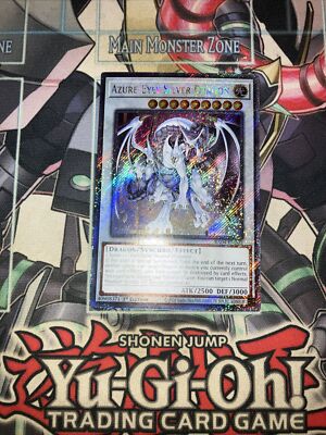 Azure-Eyes Silver Dragon Platinum Secret Rare RA04-EN208 Yugioh-image