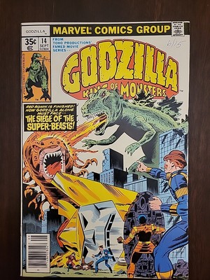 Godzilla #14 (Marvel Comics September 1978) Nice!!-image