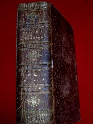 1825 UNIVERSAL BIOGRAPHY/ EMINENT PERSONS /LEMPRIERE'S, AMERICAN BIOGRAPHY VOL 2-image