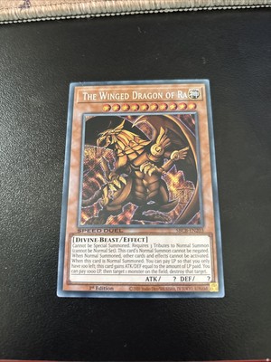 The Winged Dragon of Ra SBCB-EN203 Secret Rare Yugioh Card Mint-image