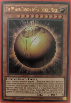 YuGiOh The Winged Dragon of Ra - Sphere Mode DPBC-EN001 1st Edition-image