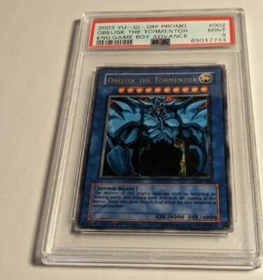 Obelisk The Tormentor GBI-002 2003 Ultra Rare Promo Game Boy Advance PSA 9 MINT-image