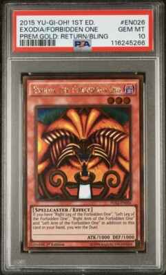 2014 Yu-Gi-Oh! Obelisk the Tormentor PGLD-EN030 Gold Rare PSA 10 GEM MINT-image