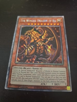 yugioh winged dragon of ra (Platinum Rare) Quarter Century Stampede -image