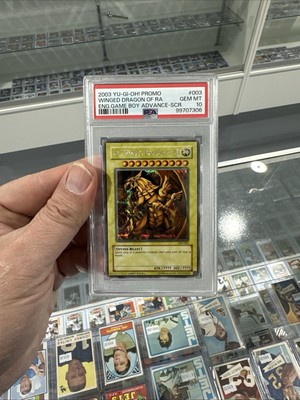 Yu-Gi-Oh! The Winged Dragon of Ra Game Boy ADV Secret Rare Promo GBI-003 PSA 10-image