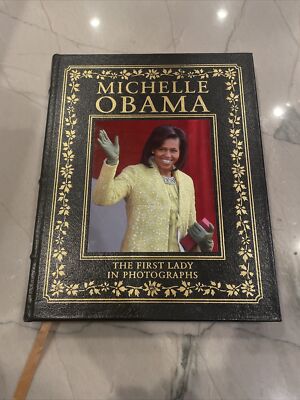Michelle Obama, First Lady in Photographs. Deborah Willis. Leather Easton Press.-image