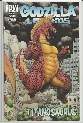 2012 IDW Godzilla Legends #3 (Art Adams) TITANOSAURUS 
