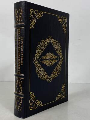 In Pursuit of Reason The Life of Thomas Jefferson by Cunningham Leather Bound-image