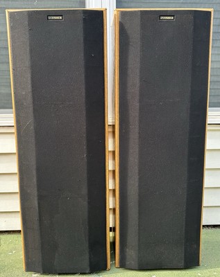VINTAGE FISHER STV-9335 FLOOR SPEAKERS 110 Watts 8 Ohm -image