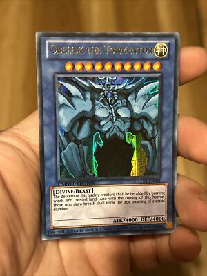 Yugioh x1 Obelisk the Tormentor LC01-EN001 Ultra Rare Limited Ed-LP-image