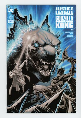 Justice League vs Godzilla vs Kong #4 Portacio Godzilla Variant NM+ 2024 DC-image