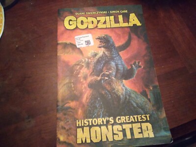 Godzilla History's Greatest Monster Paperback Comic, Has Some Wear-image