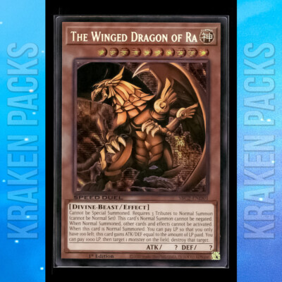 YUGIOH The Winged Dragon of Ra SBC2-END01 1ST EDITION Near Mint-image